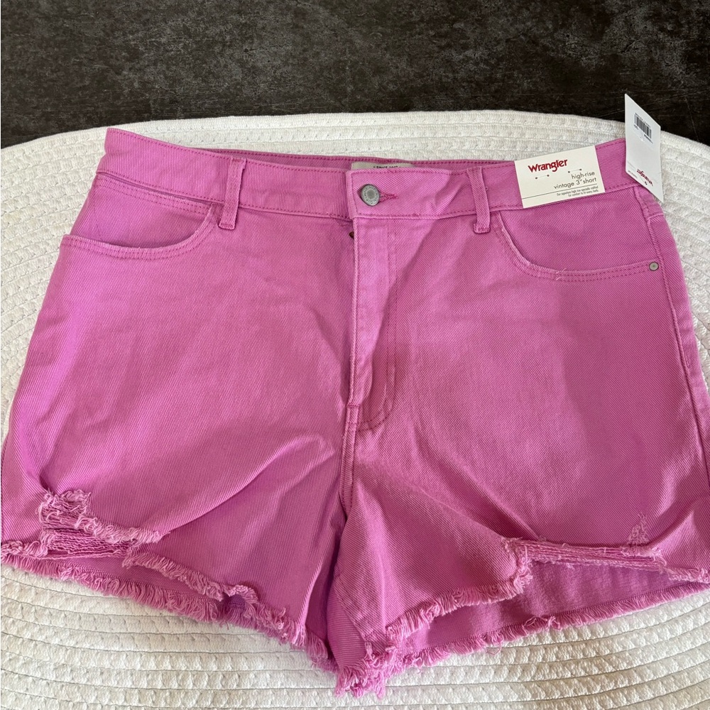 Wrangler Women's Vibrant Pink Jean Shorts